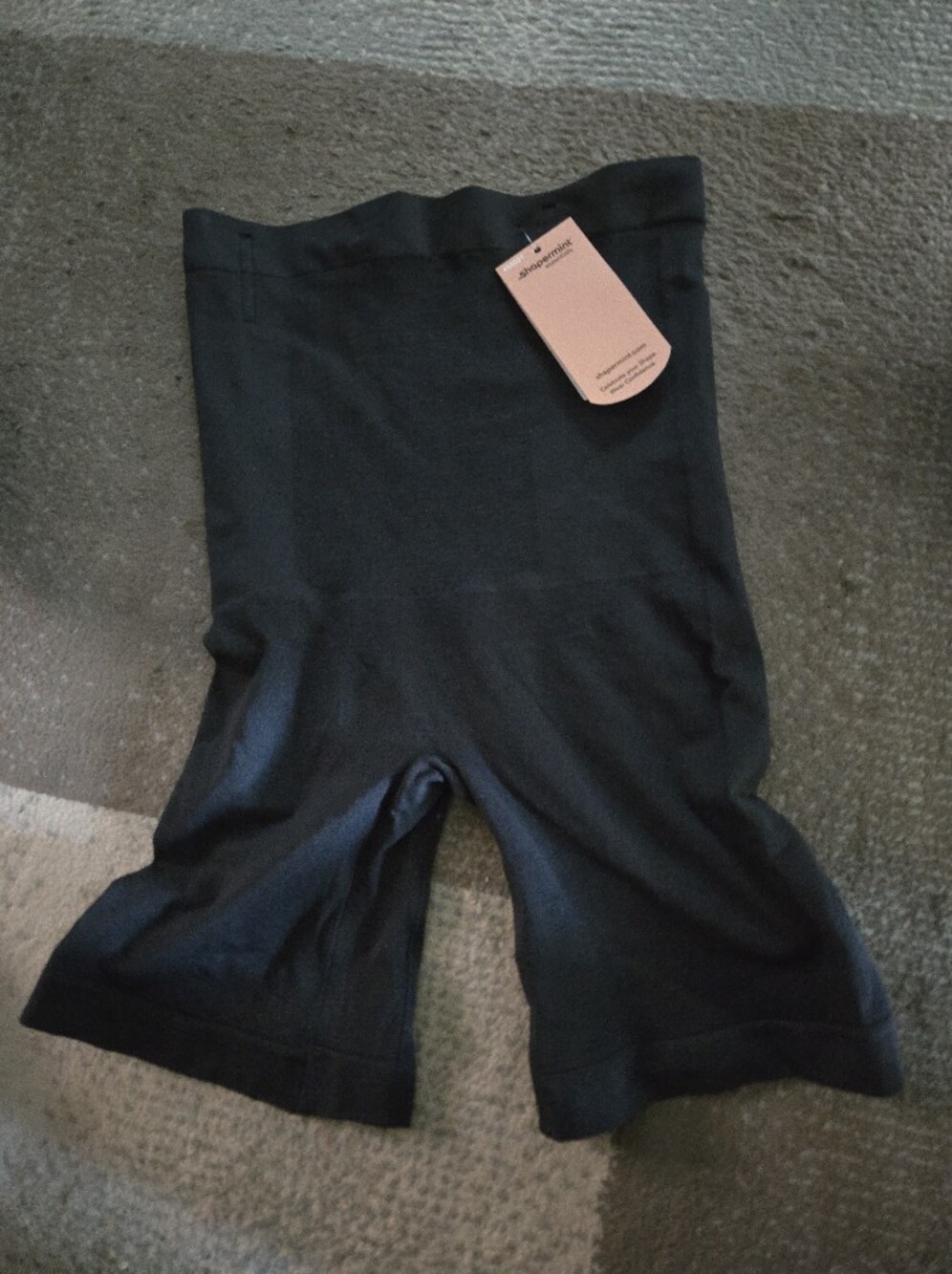 Essentials Shapermint Black High-Rise Shaping Shorts